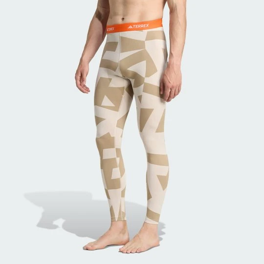 Zdjęcie produktu Legginsy bazowe Multi Synthetic Base Layer Adidas beżowy