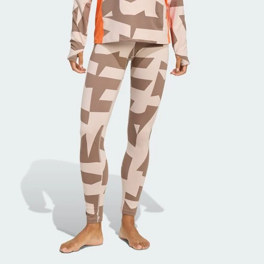 Zdjęcie produktu Legginsy bazowe Multi Synthetic Base Layer Adidas Wonder Taupe