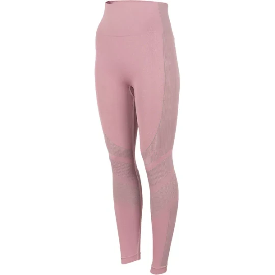 Zdjęcie produktu Legginsy bezszwowe damskie H4Z22 BIDB030D 4F Różowy