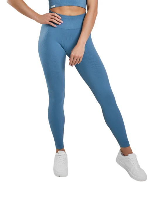 Zdjęcie produktu Legginsy Bezszwowe Seamless Comfy Stripes Smoke Blue BOCO WEAR
