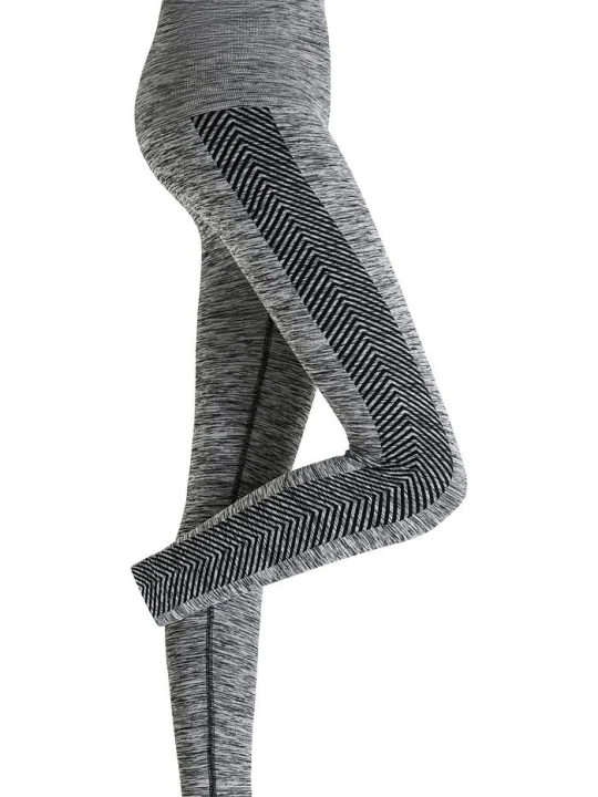 Zdjęcie produktu "Legginsy bezszwowe shape ""wyszczuplające brzuch"", silny stopień modelowania sylwetki" BonPrix szary