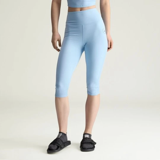 Zdjęcie produktu Legginsy capri do jogi adidas by Stella McCartney Light Sky