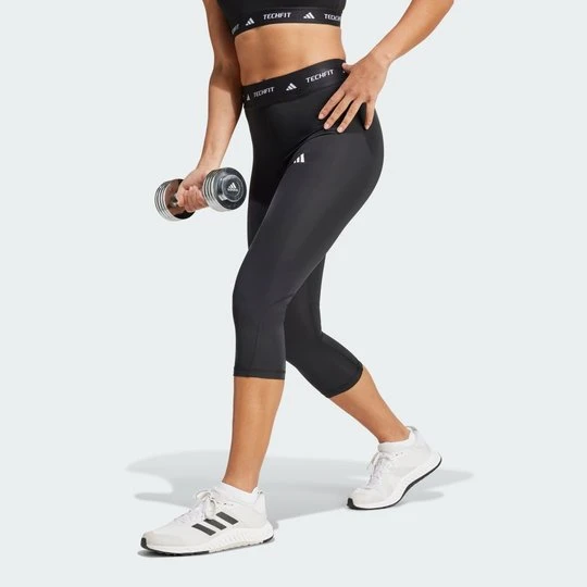 Zdjęcie produktu Legginsy capri TECHFIT Adidas czarny