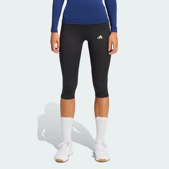 Zdjęcie produktu Legginsy capri TECHFIT Adidas Dark Blue