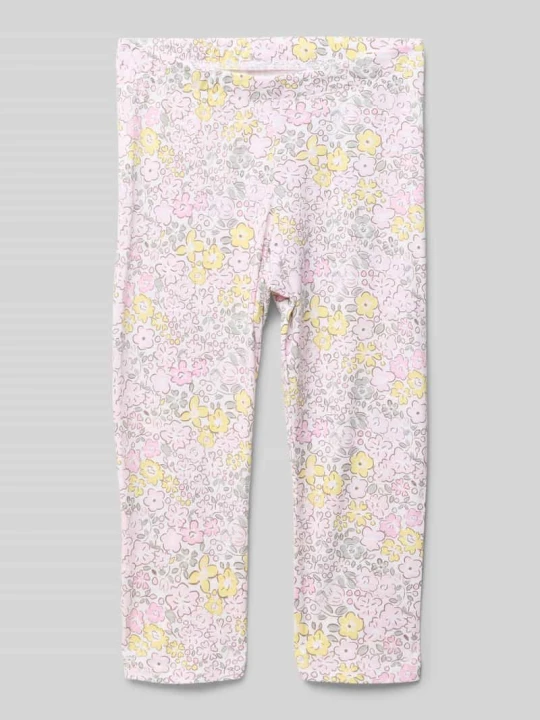 Zdjęcie produktu Legginsy capri z elastycznym pasem model ‘HAILE’ NAME IT Jasnożółty