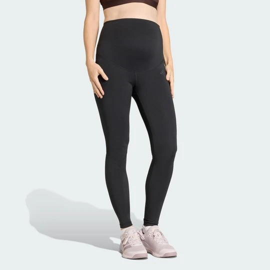 Zdjęcie produktu Legginsy ciążowe Optime Essentials Workout Full Length Adidas czarny