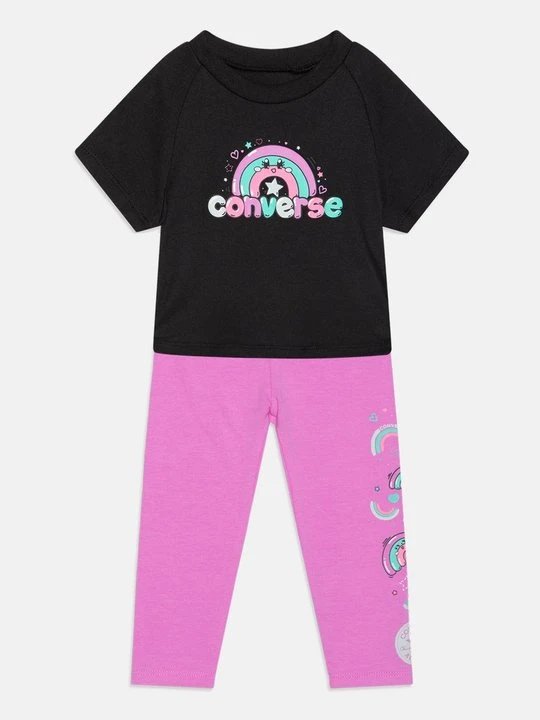 Zdjęcie produktu Spodnie legginsy Converse liliowy