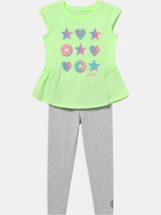 Zdjęcie produktu Spodnie legginsy Converse szary melanż