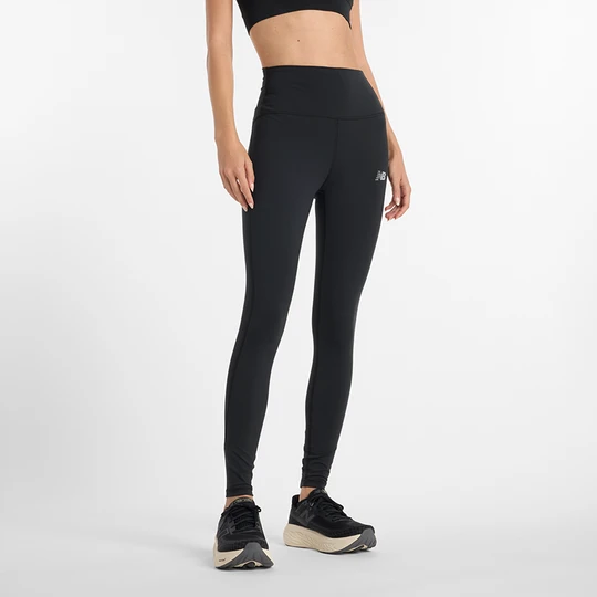 Zdjęcie produktu Legginsy damskie do biegania New Balance Sleek WP51237BK – czarne