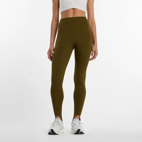 Zdjęcie produktu Legginsy damskie do biegania New Balance Sleek WP53168WDL – zielone