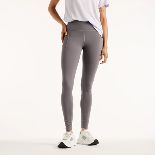 Zdjęcie produktu Legginsy damskie do biegania New Balance WB6239K1AA9 – szare