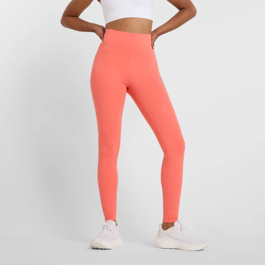 Zdjęcie produktu Legginsy damskie do jogi New Balance Harmony WP51126DTR – pomarańczowe