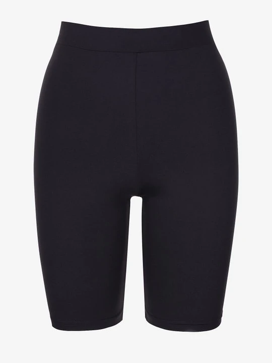 Zdjęcie produktu Legginsy damskie do kolan czarne kolarki Poupee Marilyn