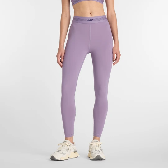 Zdjęcie produktu Legginsy damskie do treningu New Balance AC WB6160E1AA5 – fioletowe
