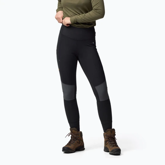 Zdjęcie produktu Legginsy damskie Fjällräven Abisko Tights black / iron grey