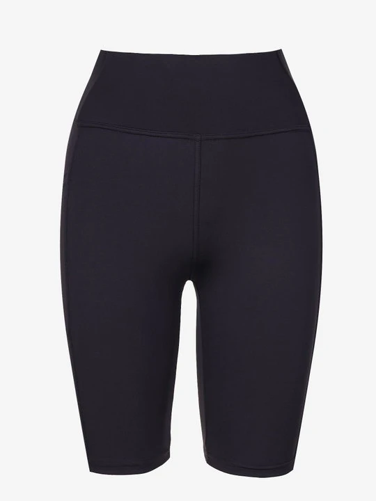 Zdjęcie produktu Legginsy damskie krótkie z kieszeniami kolarki Poupee Marilyn czarny