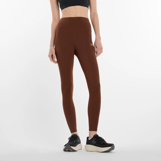 Zdjęcie produktu Legginsy damskie do jogi New Balance Harmony WP51112ROK – brązowe