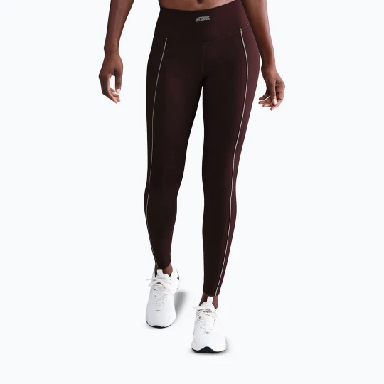 Zdjęcie produktu Legginsy damskie Nike One High-Waisted burgundy crush Bordowy