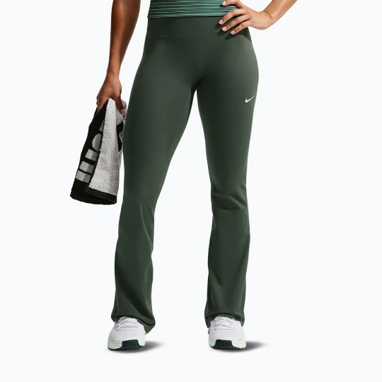 Zdjęcie produktu Legginsy damskie Nike One High Waisted Flared camo green / white
