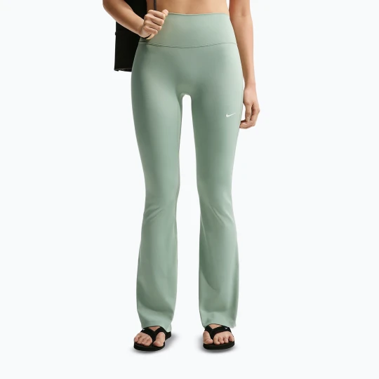 Zdjęcie produktu Legginsy damskie Nike One High Waisted Flared steam / white Zielony