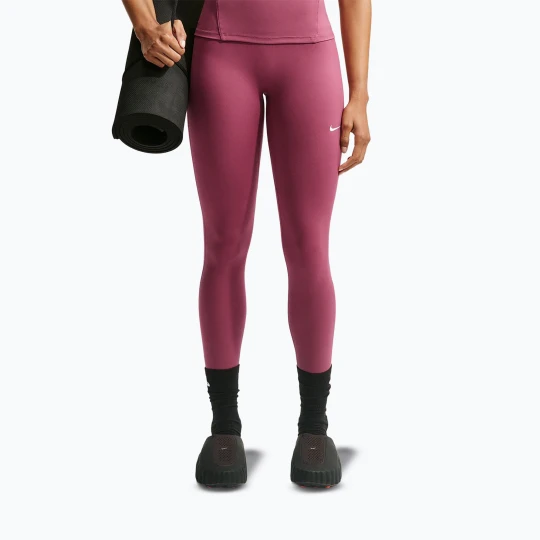 Zdjęcie produktu Legginsy damskie Nike One pink smoke / white