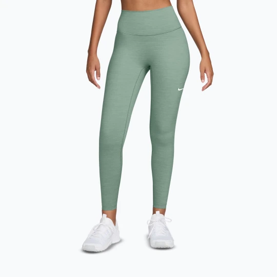 Zdjęcie produktu Legginsy damskie Nike One Seamless Front High-Waisted steam / white Zielony