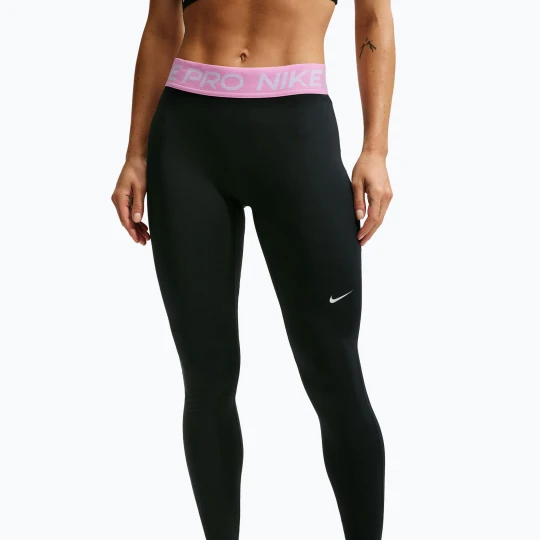 Zdjęcie produktu Legginsy damskie Nike Pro black/pink rise/white