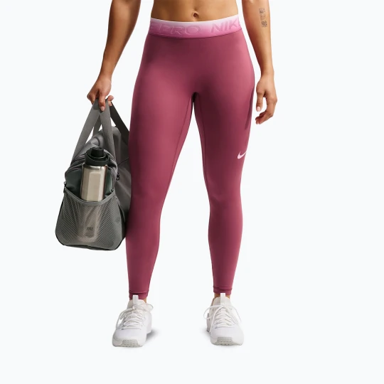 Zdjęcie produktu Legginsy damskie Nike Pro pink smoke / pink rise