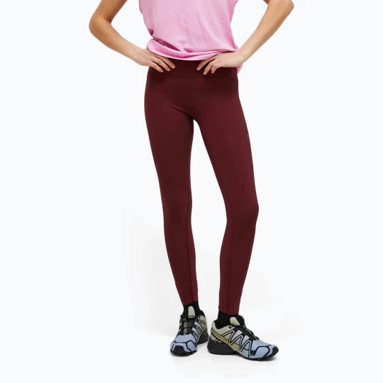 Zdjęcie produktu Legginsy damskie Peak Performance Light obscure Bordowy