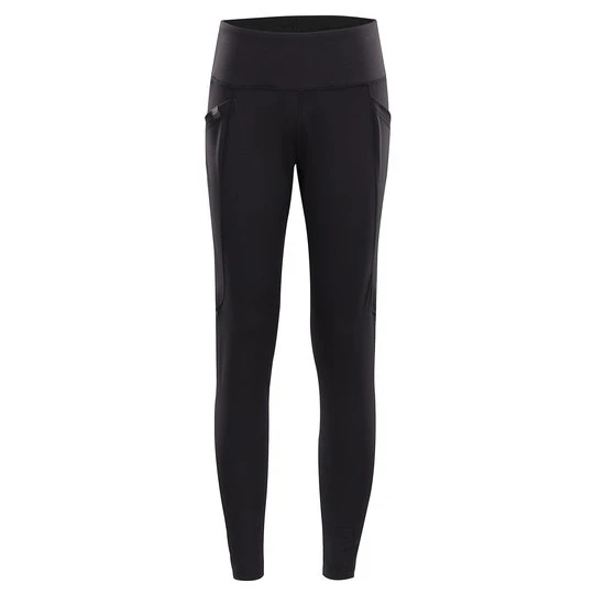 Zdjęcie produktu Legginsy damskie sportowe z kieszeniami Gemsa czarne Alpine Pro
