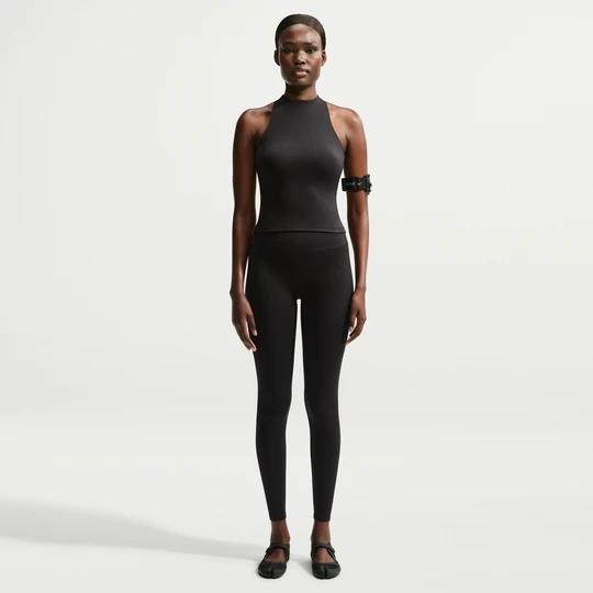 Zdjęcie produktu Legginsy damskie z wysokim stanem 74 cm NikeSKIMS Matte - Czerń