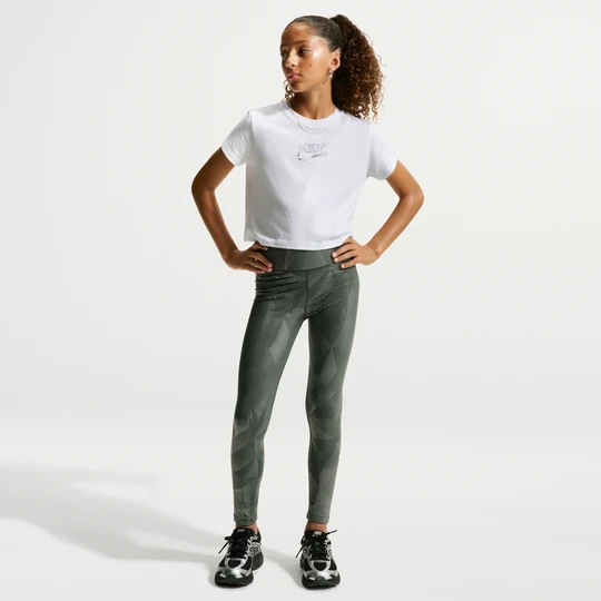 Zdjęcie produktu Legginsy dla dużych dzieci (dziewcząt) Nike One - Zieleń
