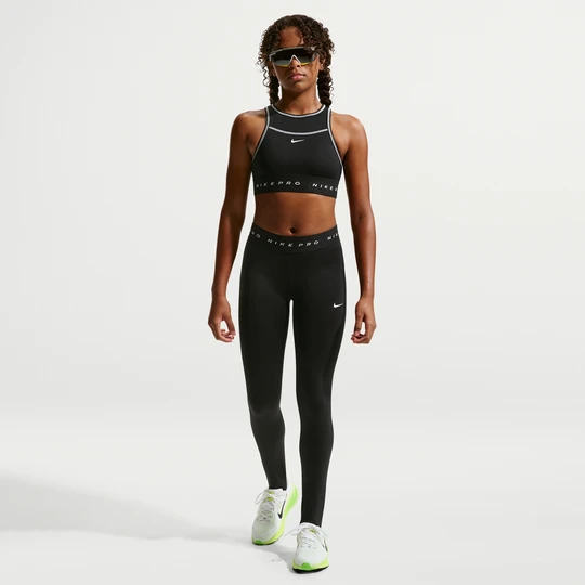 Zdjęcie produktu Legginsy dla dziewcząt Dri-FIT Nike Pro - Czerń