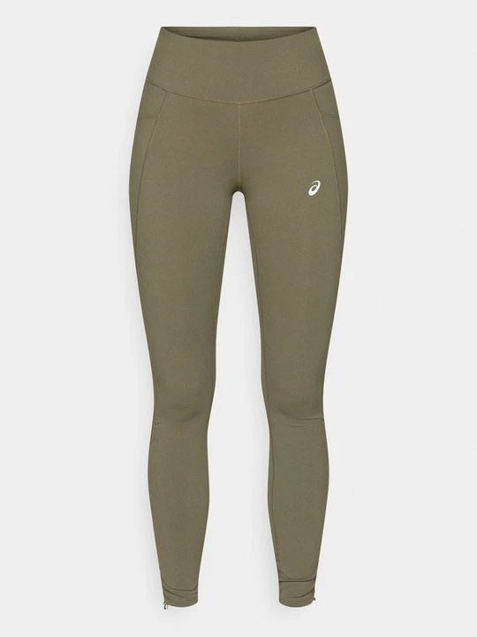 Zdjęcie produktu Legginsy do biegania Asics oliwkowy