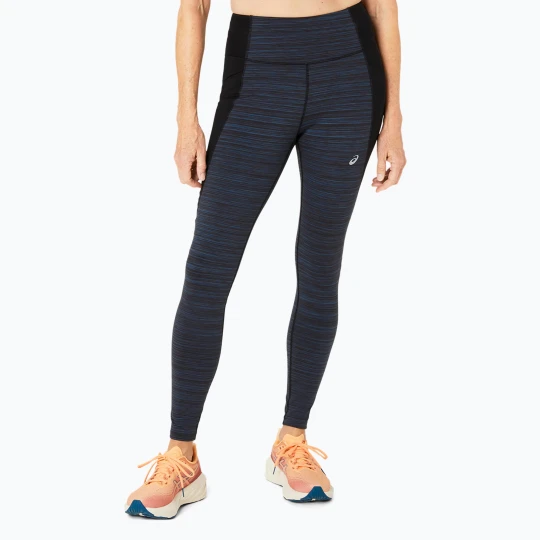 Zdjęcie produktu Legginsy do biegania damskie ASICS Nagino Run rich navy heather Granatowy
