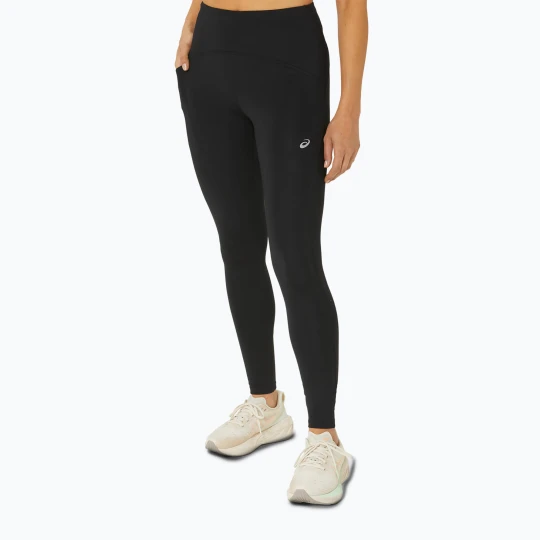 Zdjęcie produktu Legginsy do biegania damskie ASICS Road High Waist performance black