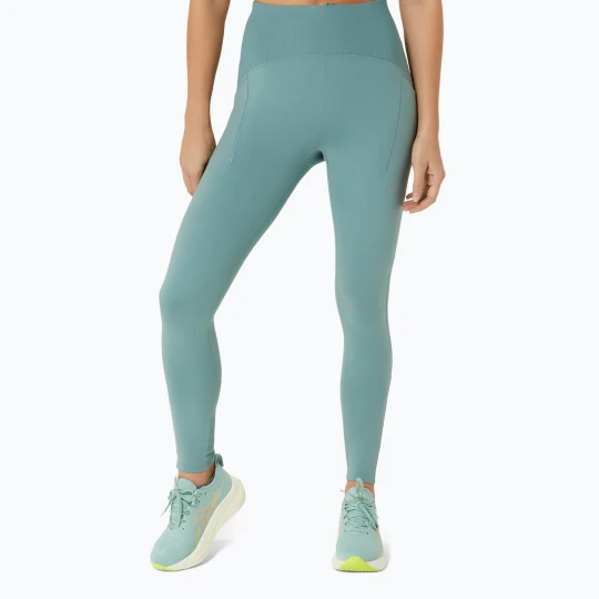 Zdjęcie produktu Legginsy do biegania damskie ASICS Road Winter High Waist celadon Zielony