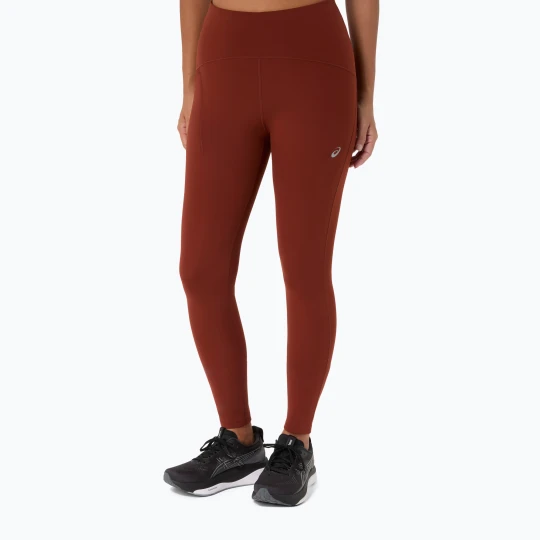 Zdjęcie produktu Legginsy do biegania damskie ASICS Road Winter High Waist singed red