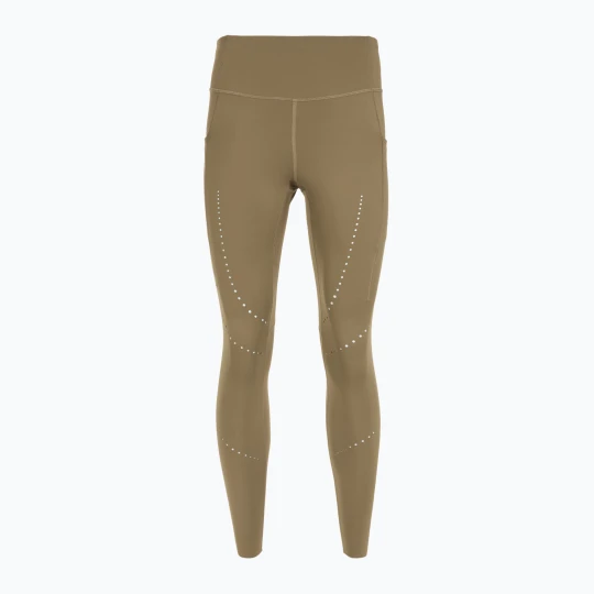 Zdjęcie produktu Legginsy do biegania damskie Brooks Method 7 / 8 Tight dark oatmeal Beżowy