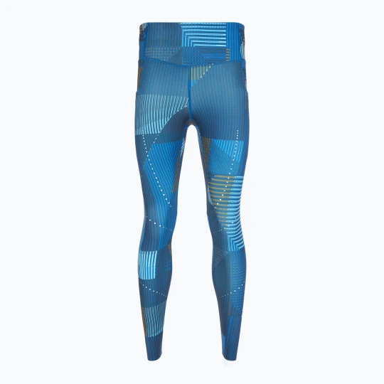 Zdjęcie produktu Legginsy do biegania damskie Brooks Method 7 / 8 Tight motion print Niebieski