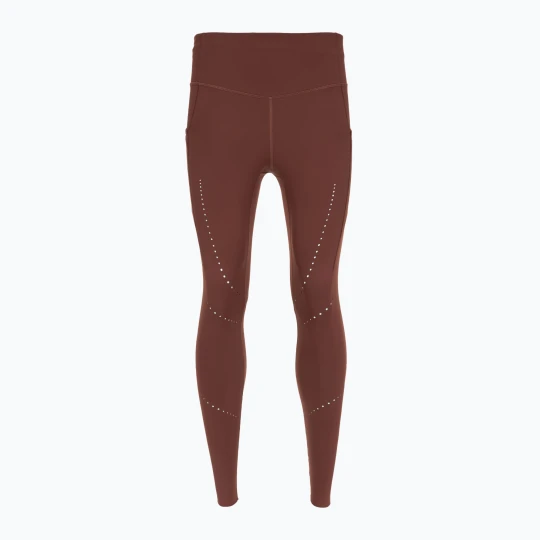 Zdjęcie produktu Legginsy do biegania damskie Brooks Method 7 / 8 Tight run raisin Bordowy
