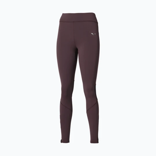 Zdjęcie produktu Legginsy do biegania damskie Mizuno Active Warmalite Long Tight raisin Fioletowy