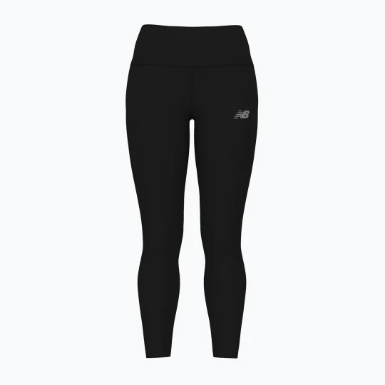 Zdjęcie produktu Legginsy do biegania damskie New Balance Harmony High Rise black Biały