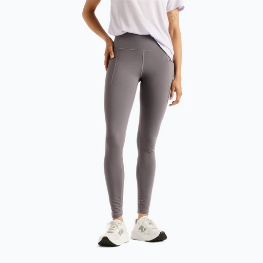 Zdjęcie produktu Legginsy do biegania damskie New Balance Reflective RC Heat 28" neptune grey