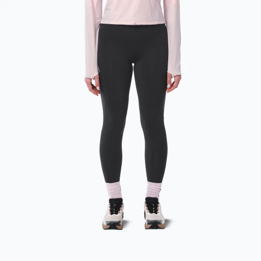 Zdjęcie produktu Legginsy do biegania damskie Salomon Shakeout Core Warm Tights deep black