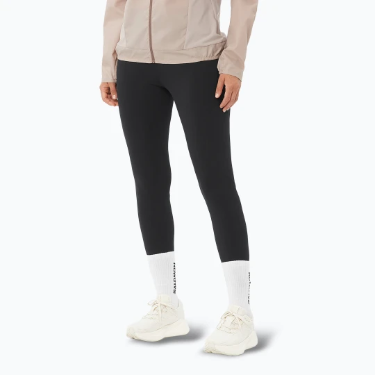 Zdjęcie produktu Legginsy do biegania damskie Salomon SHAKEout Core 28" deep black