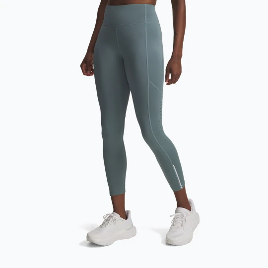 Zdjęcie produktu Legginsy do biegania damskie Under Armour Launch Ankle jasper blue / reflective