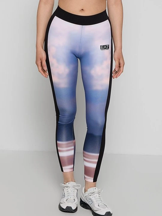 Zdjęcie produktu Legginsy do biegania EA7 Emporio Armani brązowy