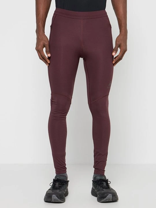 Zdjęcie produktu Legginsy do biegania Odlo brązowy