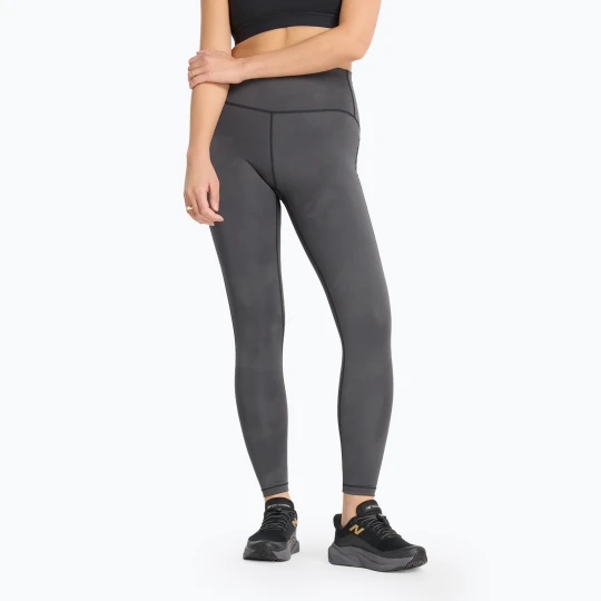Zdjęcie produktu Legginsy do bieganie damskie New Balance Athletics Reflective Heat High Rise black top Szary